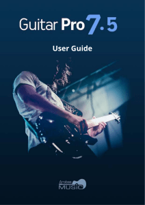 Guia de usuario GuitarPro7
