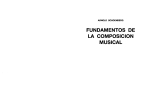 Schoenberg  Fundamentos de la Composición Musical