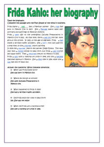 Frida Kahlo  her biography