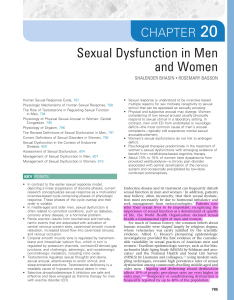 Sexual Dysfunction in Men Bashin and Basson 2015