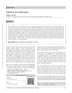 Filicide in the United States.9