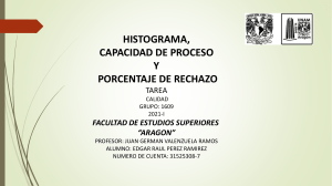 ICO-ERPR-TRABAJO-HISTROGRAMA,CAPACIDAD DE PROCESO Y % DE RECHAZO