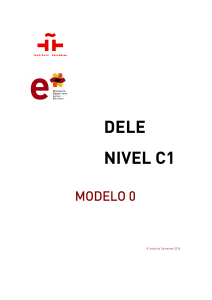 DELE C1 Examen Modelo 