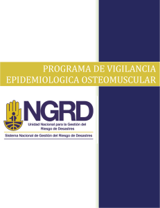 PRO-1601-GTH-04 PROGRAMA DE VIGILANCIA EPIDEMIOLOGICA OSTEOMUSCULAR