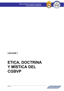 MP - LECCIÓN 01 - ÉTICA , DOCTRINA Y MÍSTICA - MP 2021
