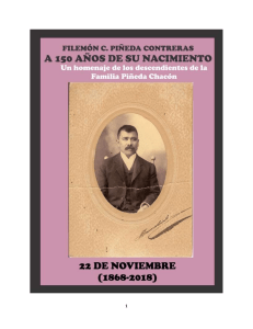 A 150 AÑO DEL NACIMIENTO DE FILEMON C. PIÑEDA