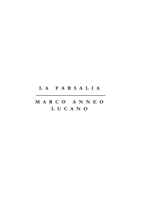 Marco Anneo Lucano - La farsalia I