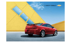 Chevrolet Cobalt Catalogue