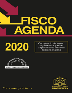 FISCO AGENDA 2020
