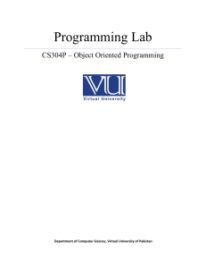 CS304P-Programming Lab