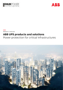 ABB UPS Catalog-KUP