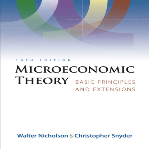 W. Nicholson- Microeconomic theory 10th edition