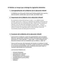 Didáctica de la Educacion Infantil.