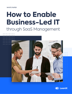 LeanIX White Paper How to Enable Business-Led IT through SaaS Management EN