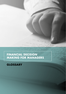 Finance Glossary