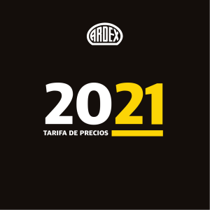 01 TARIFA ARDEX 2021