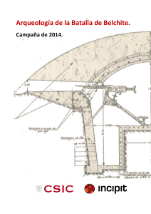 Arqueología de la Batalla de Belchite 2014