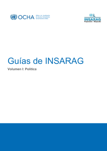 INSARAG Guidelines Vol I - Política SPA 20160218