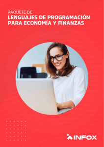 Brochure - Paquete Lenguajes De Programación Economia  Finanzas