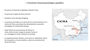 Presentación geografía Hubei, China