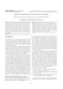 Escudero et al desarrollo de la atención conjunta 2013