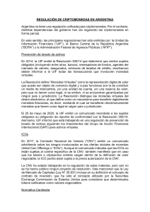 Regulación de criptomonedas en Argentina