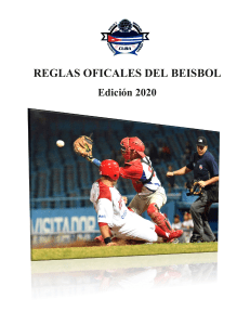 Reglas Oficiales del Béisbol 2020