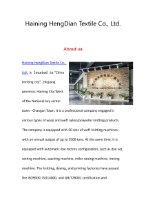 Haining HengDian Textile Co., Ltd.