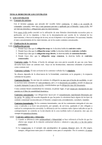 Contratos en el derecho ROmano