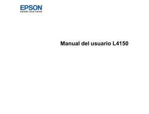 Manual de Impresora Epson L4150