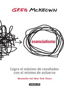 Esencialismo (Spanish Edition) - Mckeown, Greg