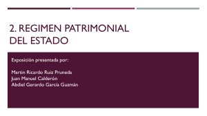 2. REGIMEN PATRIMONIAL DEL ESTADO