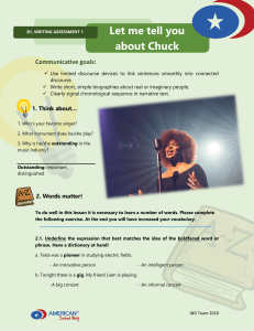 B1 WRITING ASSESSMENT 1 LET ME TELL YOU ABOUT CHUCK (1)
