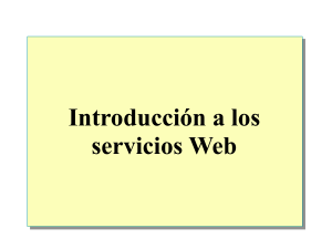 7.- Introduccion a los servicios Web