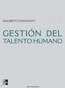 Gestion Del Talento Humano Chiavenato 3T