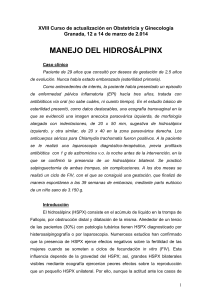HIDROSLPINXcasoclinicoconbibliografia