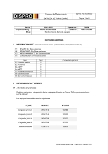 Informe de mantenimiento 20.01.2022