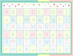 Ejercicios de caligrafia letras y numeros letra punteada