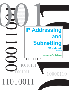 Ip Addressing and Subnetting Workbook - Instructors Version v2 0