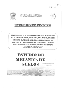 ESTUDIOS DE MECANICA DE SUELOS