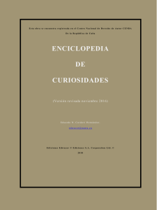 enciclopedia de curiosidades