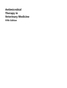 Antimicrobial Therapy in Veterinary Medicine-5ª ed
