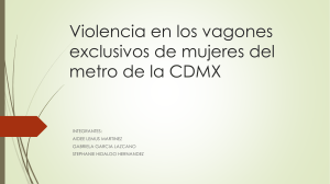 EXPOSICION VIOLENCIA EN EL METRO