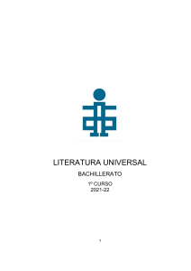 Literatura Universal programación 2021