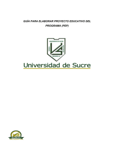 Guía Para Elaborar PEP (2da VERSIÓN) Actualizada