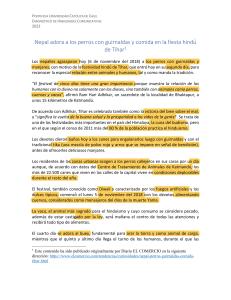 Diagnóstico de Habilidades Comunicativas - Tihar en Nepal