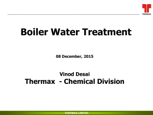 Boiler Water Treatment Thermax notes