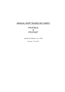 MANUAL SWIFT BUSES DE CAMPO PROFIBUS & PROFINET