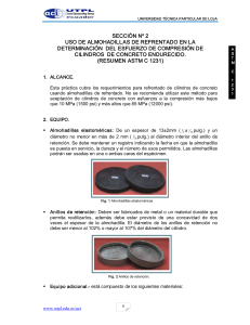 ASTM C1231 - Almohadillas y Neopreno