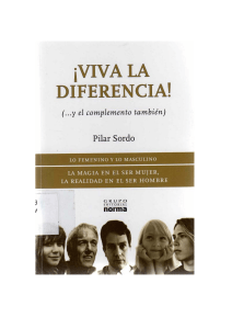 Viva la Diferencia (...y el complemento tambien) - Pilar Sordo